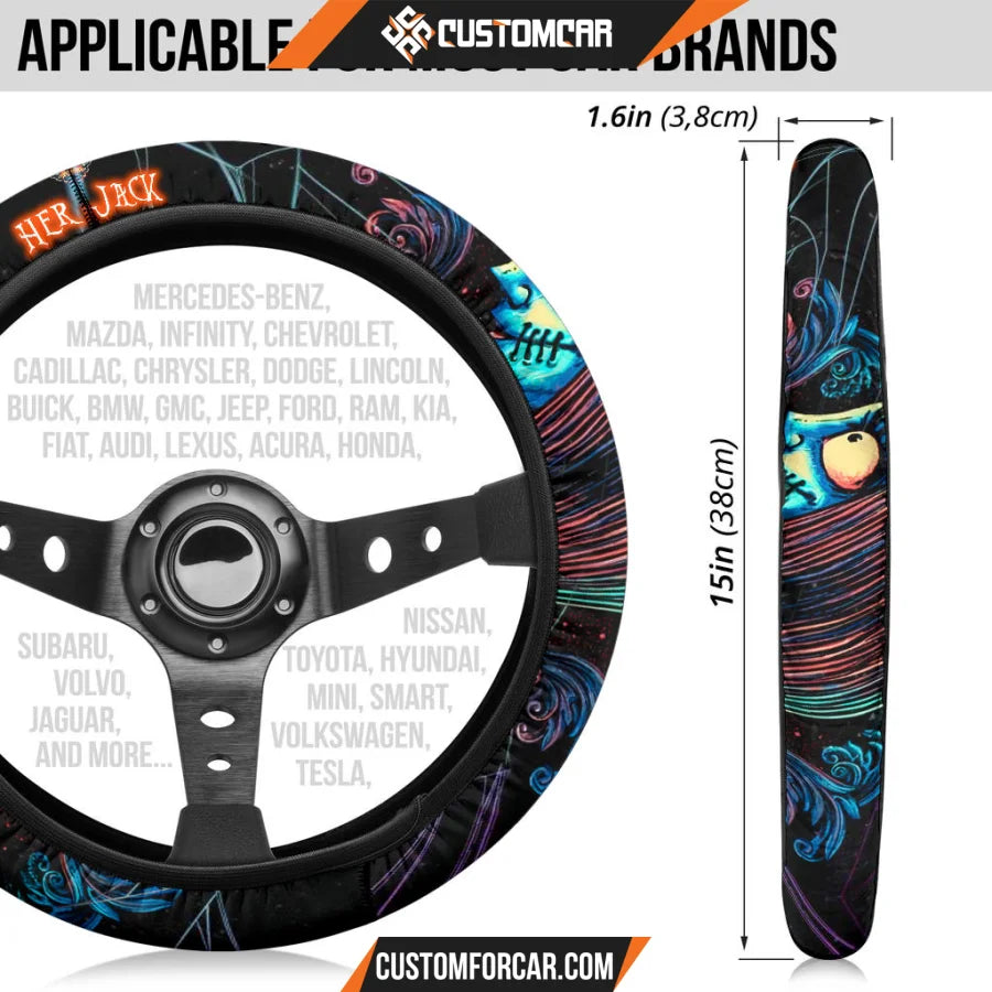 Jack And Sally Nightmare Before Christmas Steering Wheel