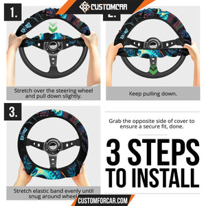 Jack And Sally Nightmare Before Christmas Steering Wheel