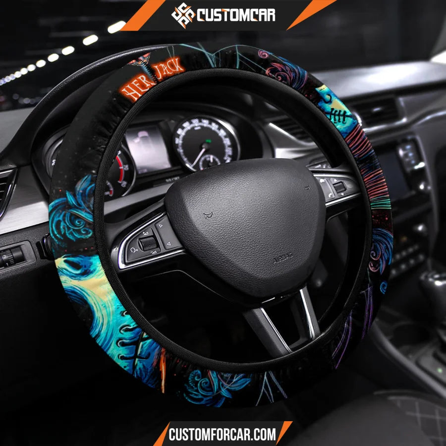 Jack And Sally Nightmare Before Christmas Steering Wheel