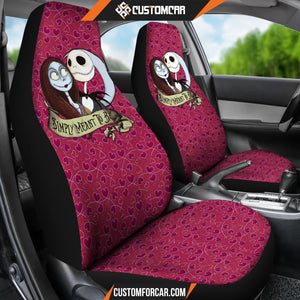 Jack And Sally Valentine Nightmare Before Christmas Car Seat