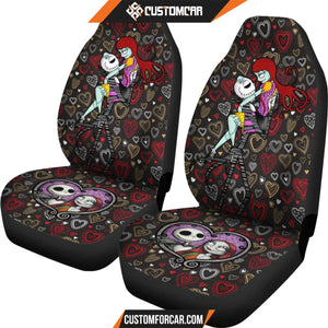 Jack And Sally Valentine Nightmare Before Christmas Car Seat