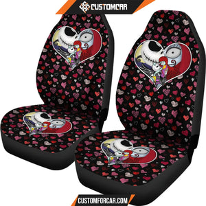 Jack And Sally Valentine Nightmare Before Christmas Car Seat