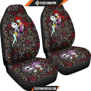 Jack And Sally Valentine Nightmare Before Christmas Car Seat