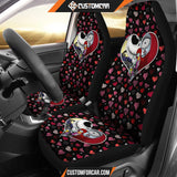 Jack And Sally Valentine Nightmare Before Christmas Car Seat