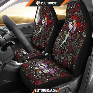 Jack And Sally Valentine Nightmare Before Christmas Car Seat