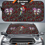 Jack And Sally Valentine Nightmare Before Christmas Car Sun