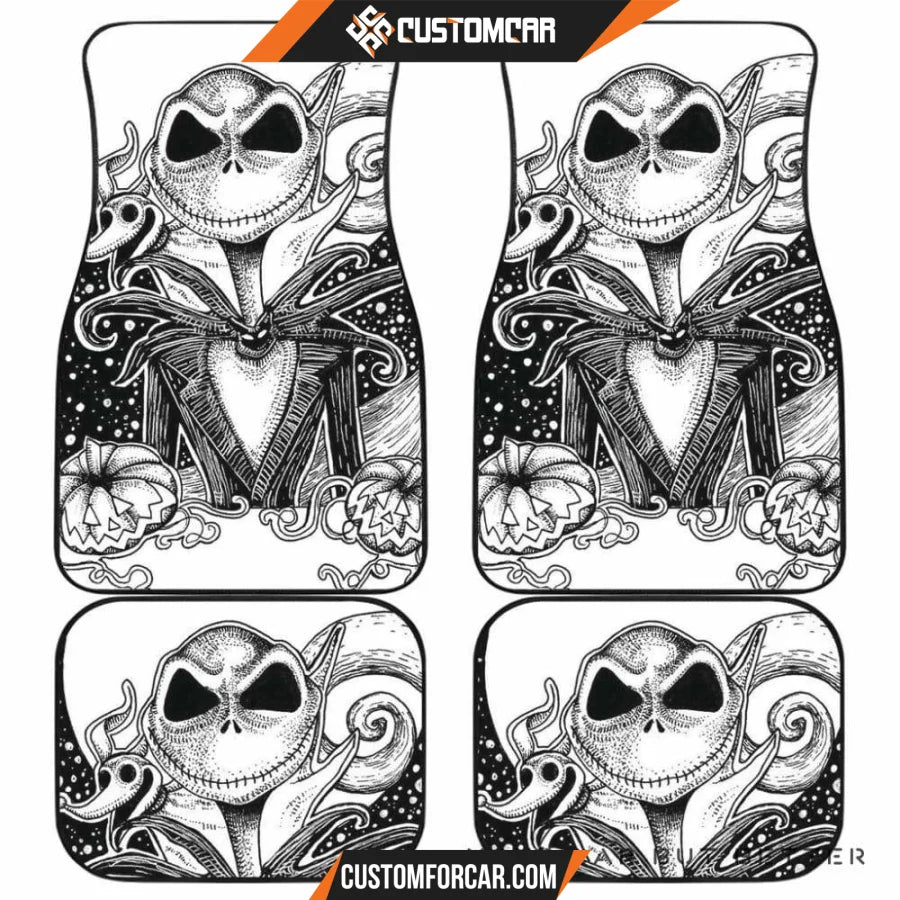 Jack Nightmare Before Christmas Car Floor Mats Cartoon 