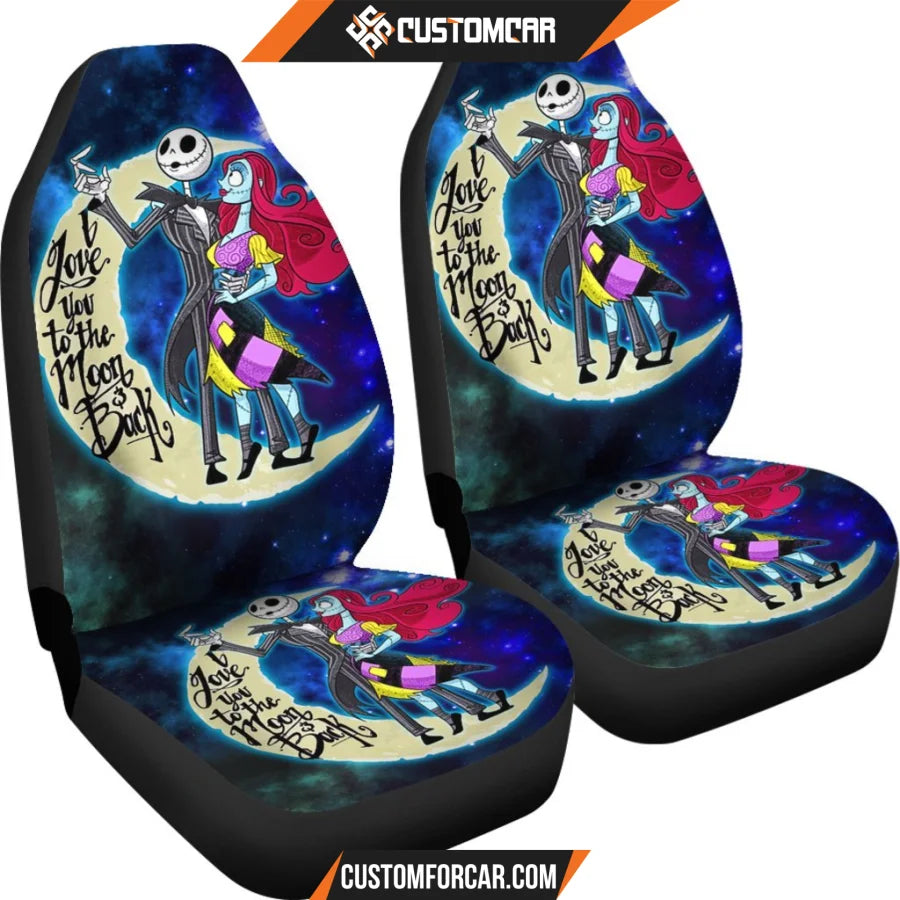 Jack & Sally Car Seat Covers The Nightmare Before Christmas 