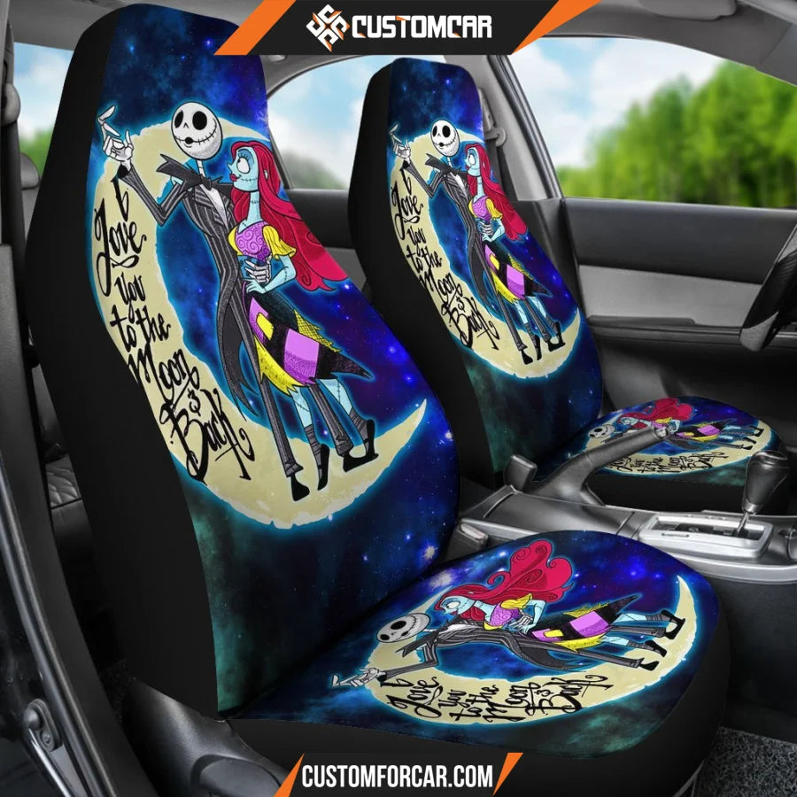 Jack & Sally Car Seat Covers The Nightmare Before Christmas 