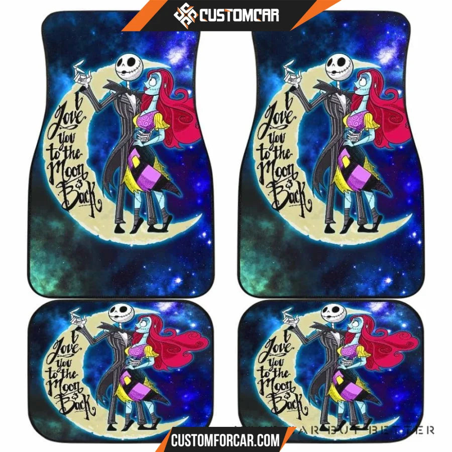 Jack & Sally The Nightmare Before Christmas Car Floor Mats 