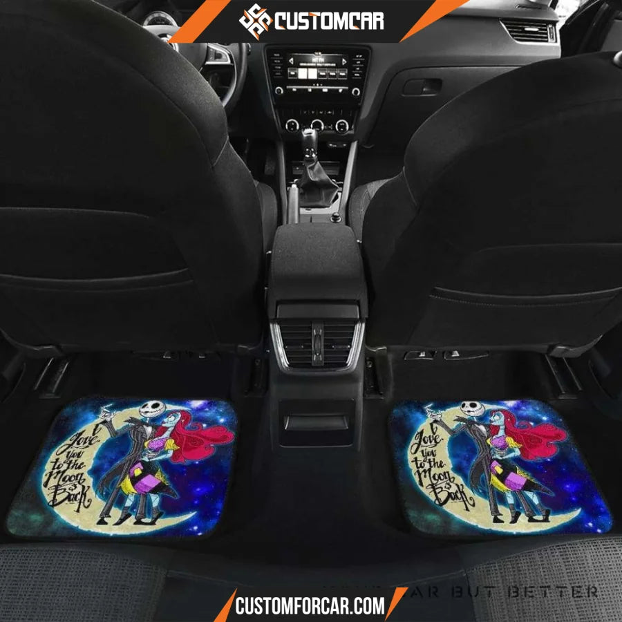 Jack & Sally The Nightmare Before Christmas Car Floor Mats 