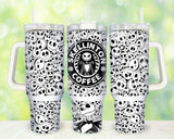 Jack Skellington Coffee The Nightmare Before Christmas Cartoon Personalized 40oz Tumbler With Handle and Straw