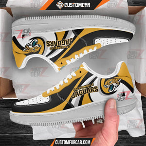 Jacksonville Jaguars Air Sneakers NFL Custom Sports Shoes