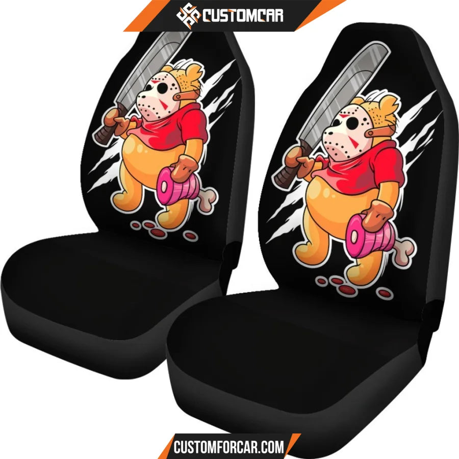 Jason Pooh Halloween Car Seat Covers - Car Seat Covers - 