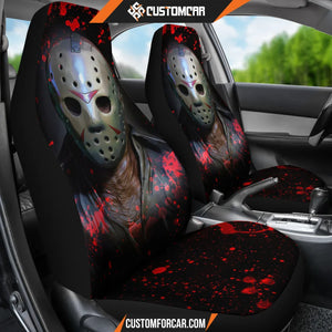 Jason Voorhees Blood Halloween Horror Car Seat Covers 