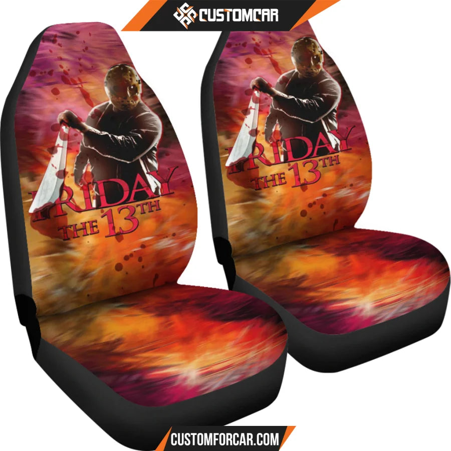 Jason Voorhees Friday The 13th Car Seat Covers Horror Movie