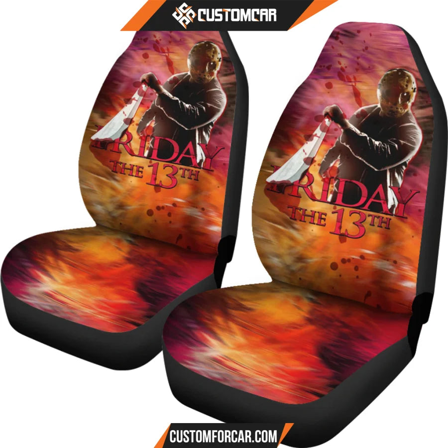 Jason Voorhees Friday The 13th Car Seat Covers Horror Movie