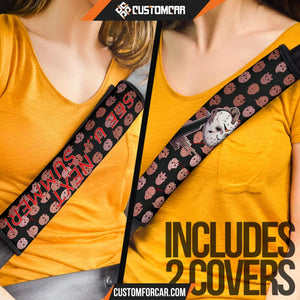 Jason Voorhees Seat Belt Covers Horror Movie Car Accessories