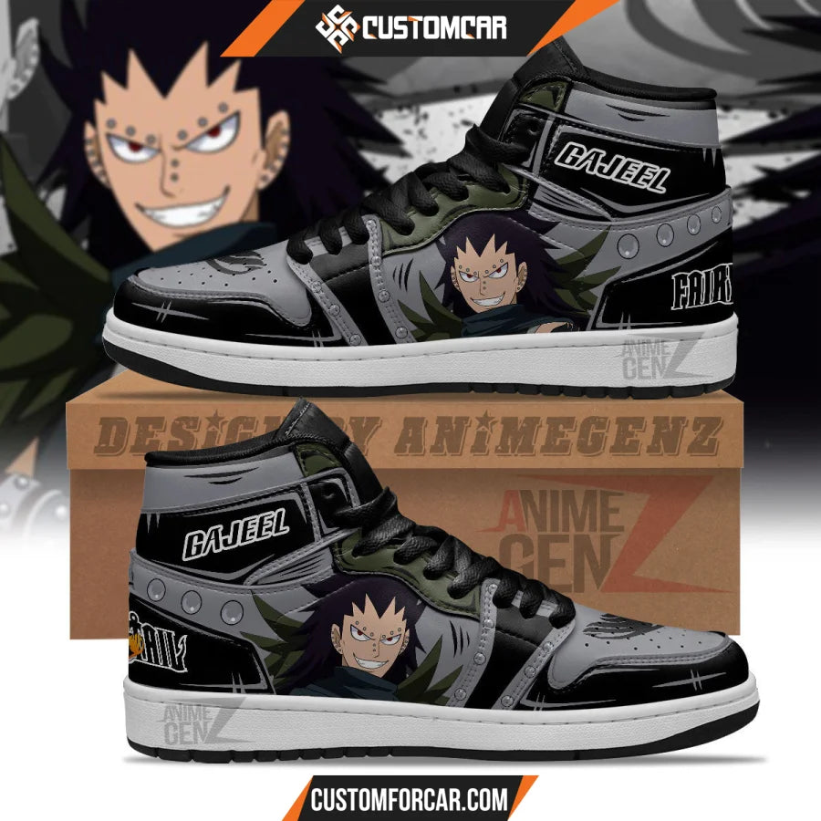 JD Sneakers Fairy Tail Gajeel Custom Anime Shoes