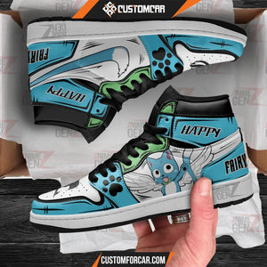 JD Sneakers Fairy Tail Happy Custom Anime Shoes CUSTOMFORCAR