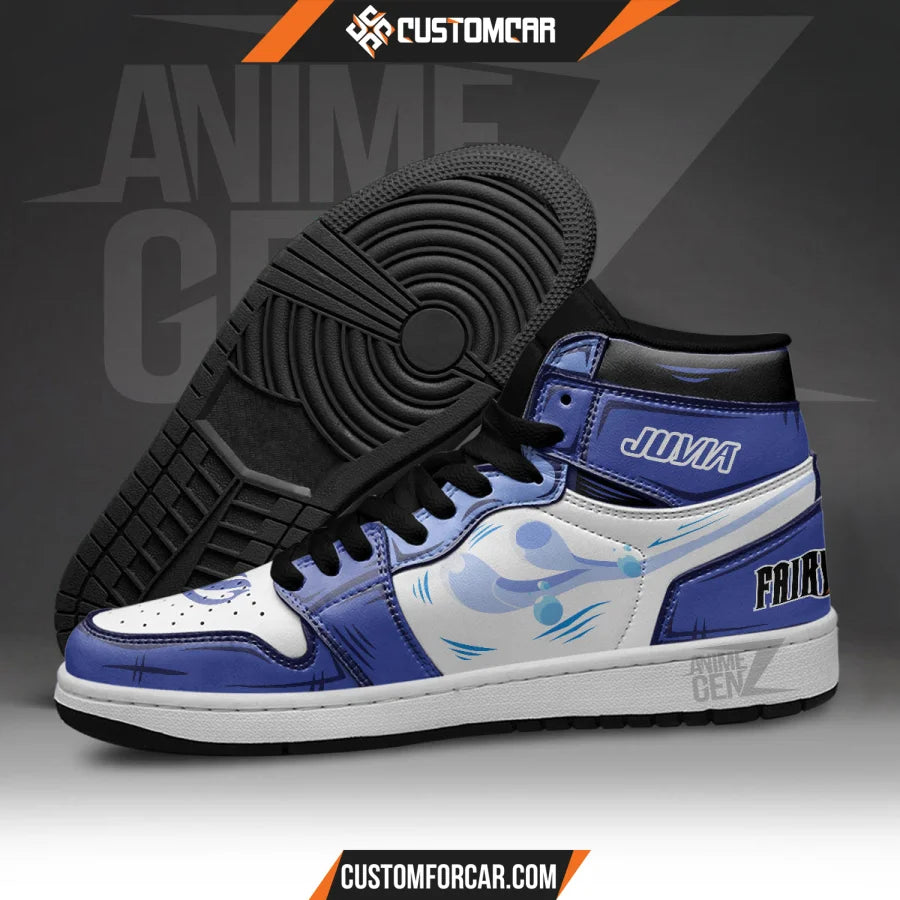 JD Sneakers Fairy Tail Juvia Custom Anime Shoes CUSTOMFORCAR