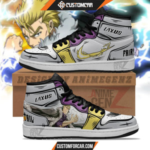 JD Sneakers Fairy Tail Laxus Custom Anime Shoes CUSTOMFORCAR