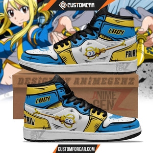 JD Sneakers Fairy Tail Lucy Heartfilia Custom Anime Shoes