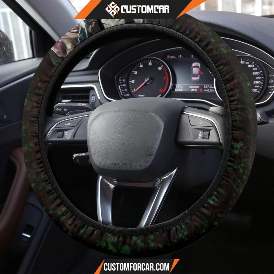 Joker And Harley Quinn Steering Wheel Cover Movie Car