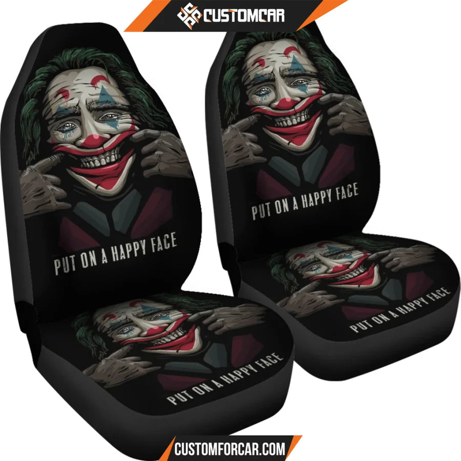 Joker Put Smile On My Face Car Seat Covers Movie R031310 - 