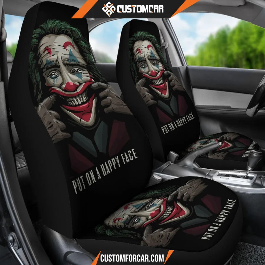 Joker Put Smile On My Face Car Seat Covers Movie R031310 - 