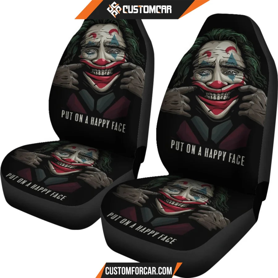 Joker Put Smile On My Face Car Seat Covers Movie R031310 - 