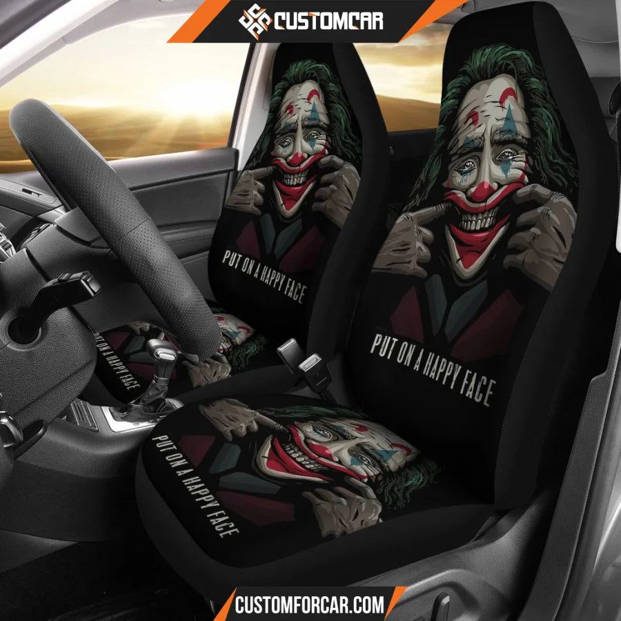 Joker Put Smile On My Face Car Seat Covers Movie R031310 - 