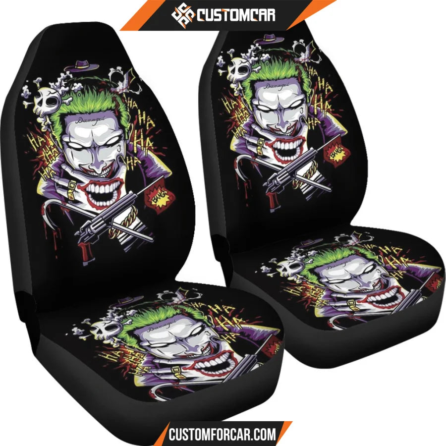 Joker Villains Car Seat Covers Suicide Squad Movie Car Decor