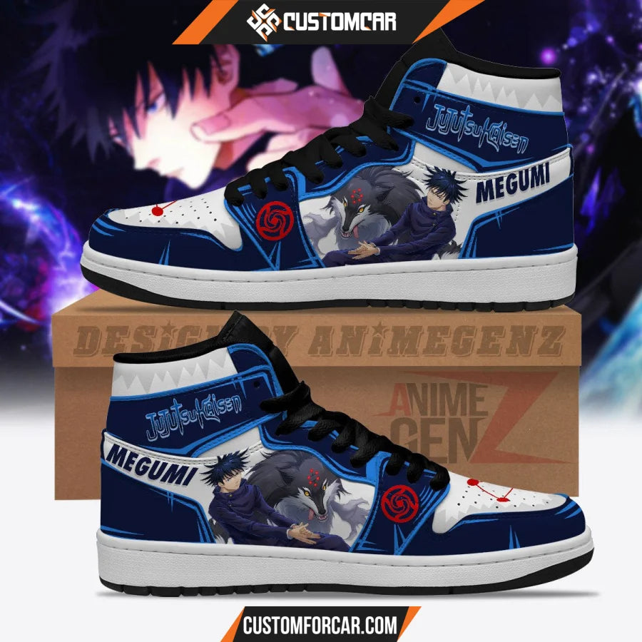 Jujutsu Kaisen JD Sneakers Megumi Fushiguro Custom Anime