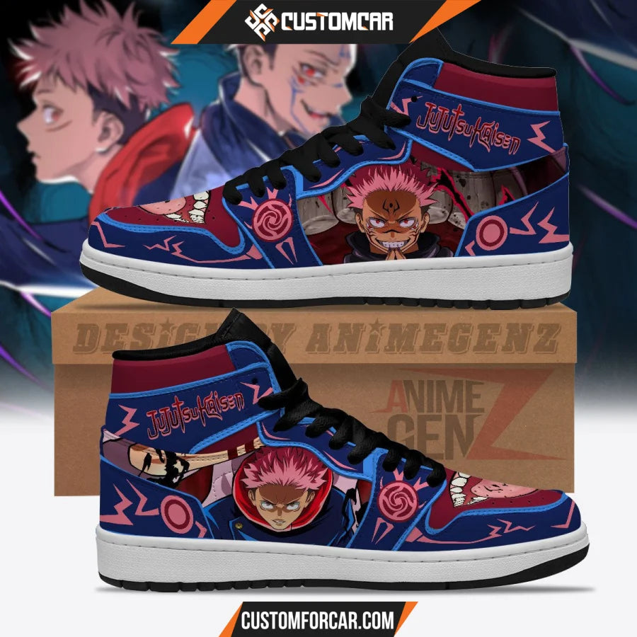 Jujutsu Kaisen JD Sneakers Yuji Itadori Sukuna Custom Anime