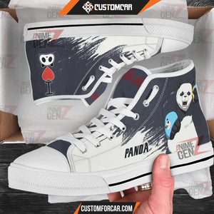 Jujutsu Kaisen Panda High Top Shoes Custom Anime Sneakers