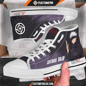 Jujutsu Kaisen Satoru Gojo High Top Shoes Custom Anime