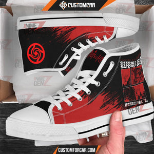 Jujutsu Kaisen Satoru Gojo High Top Shoes Custom Anime