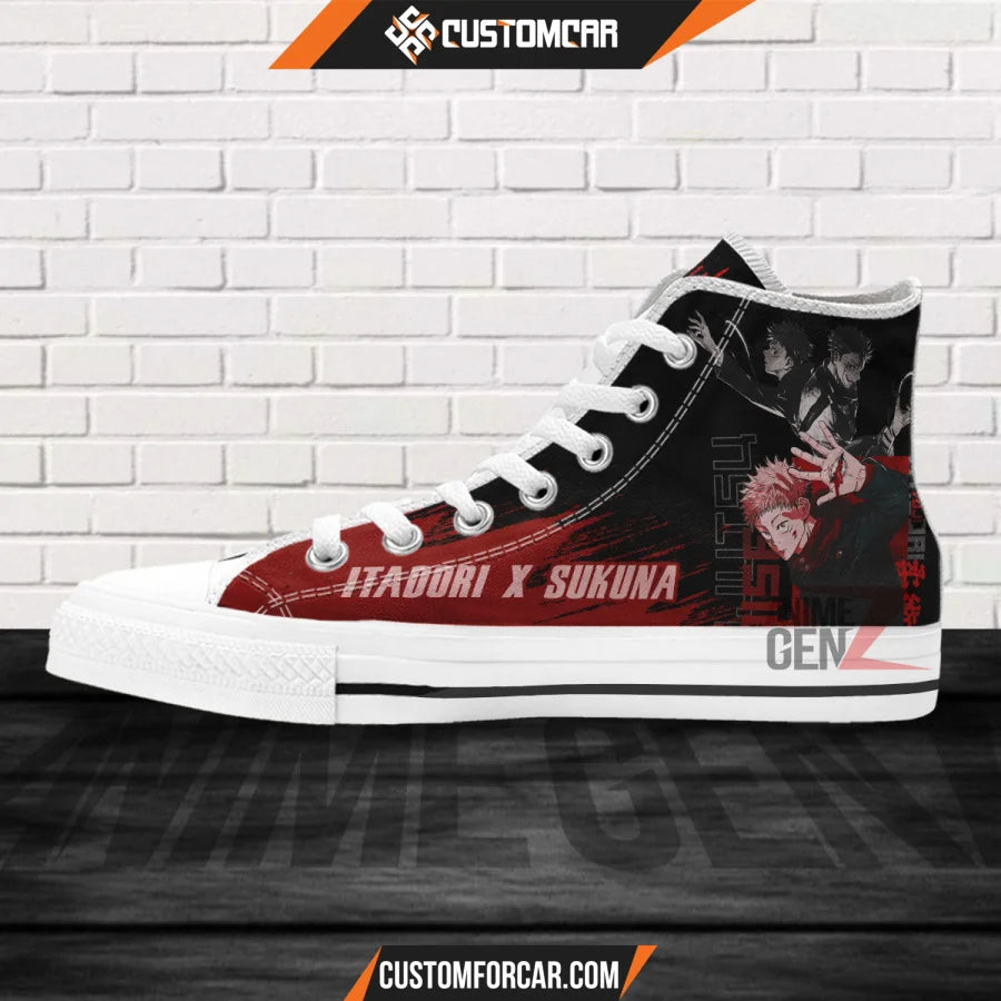 Jujutsu Kaisen Yuji Itadori Sukuna High Top Shoes Custom