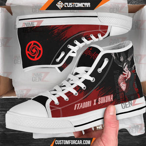 Jujutsu Kaisen Yuji Itadori Sukuna High Top Shoes Custom