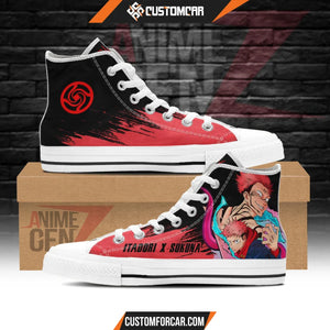 Jujutsu Kaisen Yuji Itadori Sukuna High Top Shoes Custom