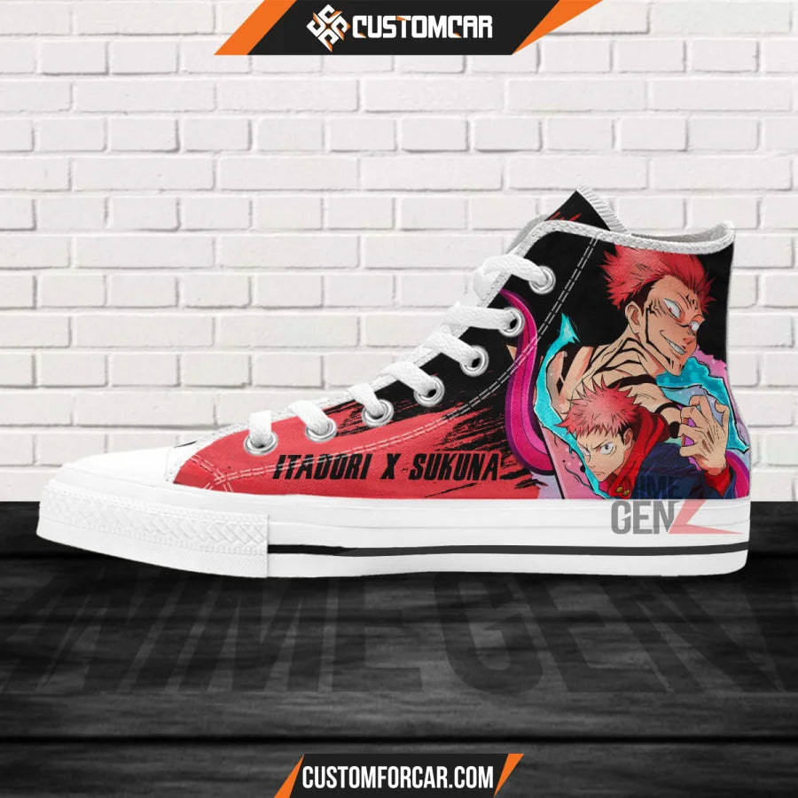 Jujutsu Kaisen Yuji Itadori Sukuna High Top Shoes Custom