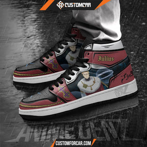 Julius Novachrono JD Sneakers Black Clover Custom Anime