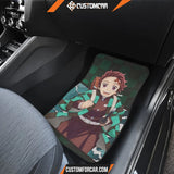 Kamado Tanjiro Car Floor Mats Demon Slayer Anime Chapters 