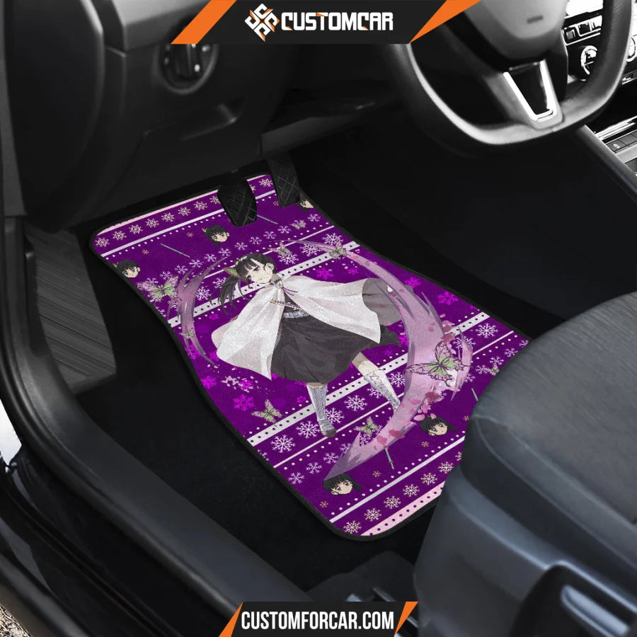 Kanao Tsuyuri Demon Slayer Christmas Car Floor Mats Anime