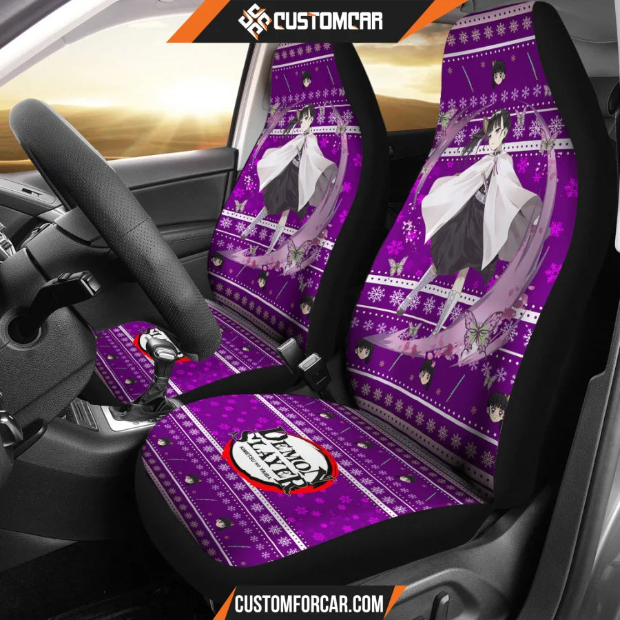 Kanao Tsuyuri Demon Slayer Christmas Car Seat Covers Anime