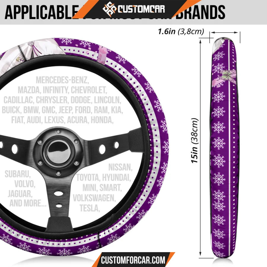 Kanao Tsuyuri Demon Slayer Christmas Steering Wheel Cover