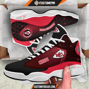 Kansas City Chiefs Air Jordan 13 Sneakers NFL Custom Sport