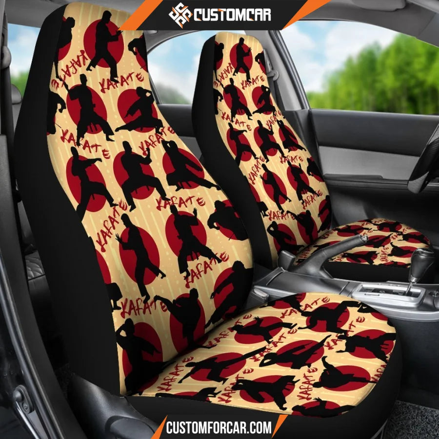 Karate Patterns Car Seat Covers R031307 - New Car Seat 