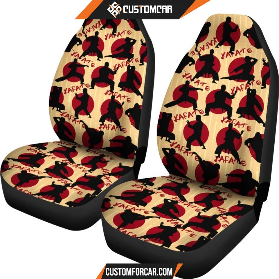 Karate Patterns Car Seat Covers R031307 - New Car Seat 